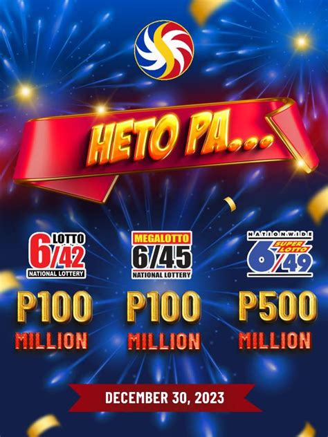 jackpot result 3.30|PCSO: Minimum lotto jackpot prizes for Oct. 30, 2023 at P89M.